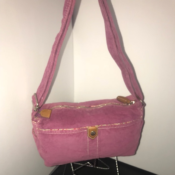 Fossil corduroy classic two pocket front handbag - Picture 2 of 2